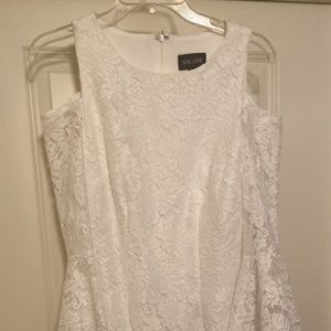 White lace dress